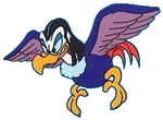 Magica in her vulture form