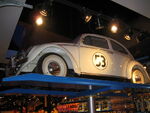 Herbie in a gift shop in the Walt Disney Studios