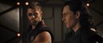 Loki and Thor - Thor Ragnarok post-credits scene