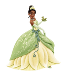 Tiana with frog