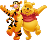 Winnie the Pooh and Tigger