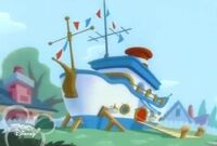 Donald's Boat in Mickey Mouse Works