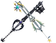Oathkeeper and Oblivion, Roxas's main Keyblades