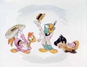 Panchito, José, and Gauchito by Fred Moore.