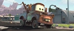 Mater is the first one on the new road