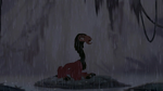 Kuzco sending away his narrator self, solidifying his character development