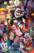 Gravity Falls Comic-Con poster