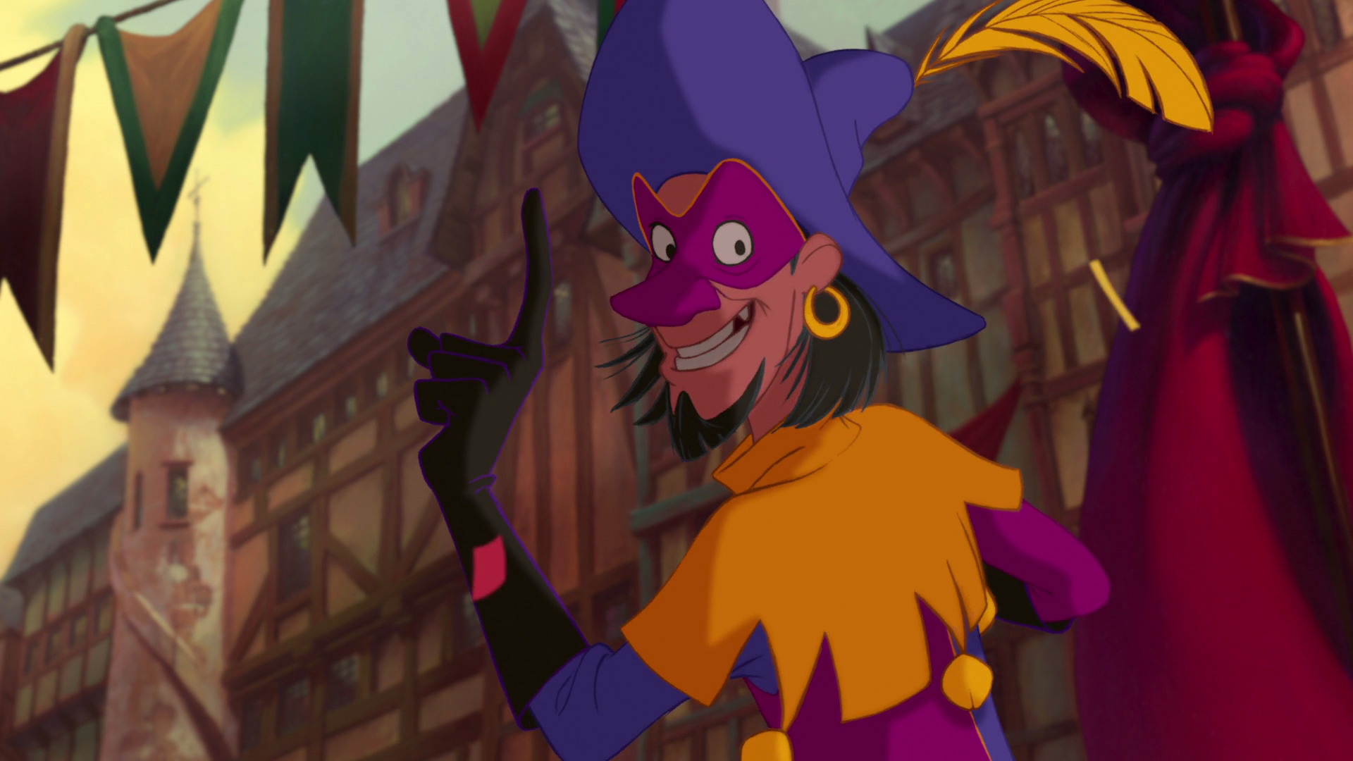 Puppet Clopin Leggings, The Hunchback of Notre Dame Costume