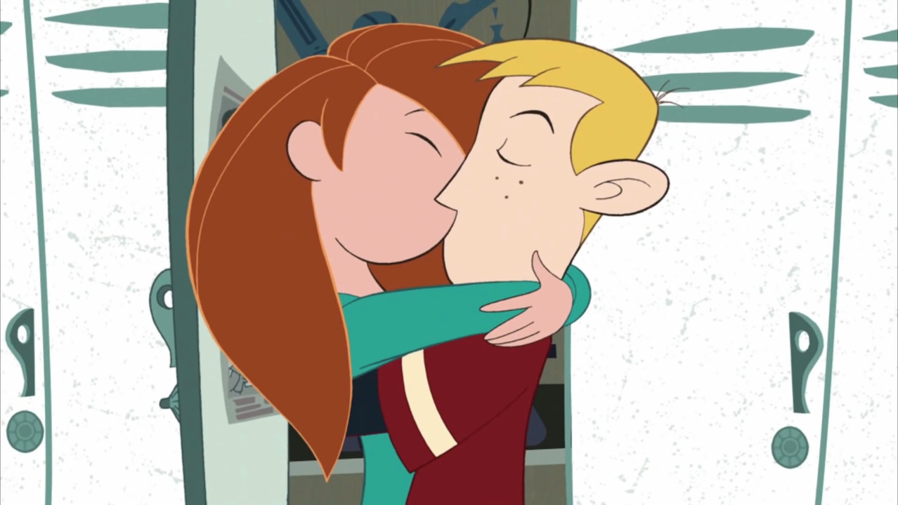 kim and shego kiss