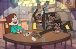 Mabel with apes