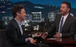 Braff visiting Jimmy Kimmel Live in March 2018
