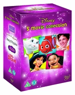 Disney 5 Movie Collection Girls Box Set UK DVD