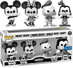 Unnumbered 4-Pack: Mickey, Minnie, Donald & Goofy (Black & White Set) (2023 Sam's Club Exclusive)