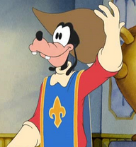 Goofy en The Three Musketeers.