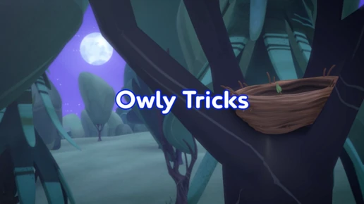 Owly Tricks Title Card