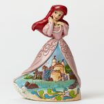 Sanctuary By The Sea-Ariel With Castle Dress Figurine