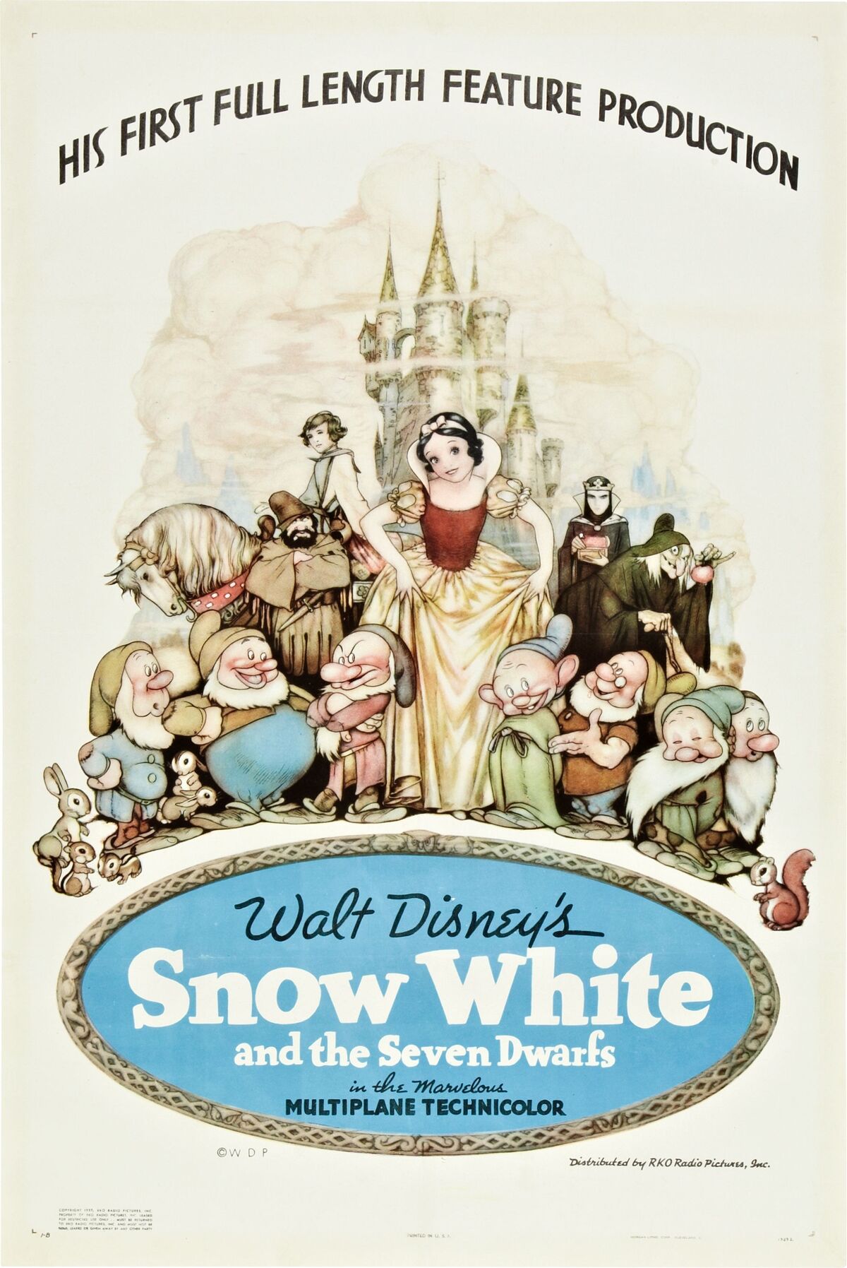 レトロ白雪姫　1987年 SNOW WHITE 　ディズニー USA製　オリジナル