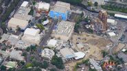 Aerial view of Hollywood Land