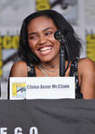 China Anne McClain speaks at the 2018 San Diego Comic Con.