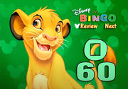 Disney DVD Bingo Simba