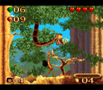 Kaa as a boss in The Jungle Book for SNES