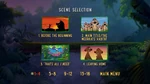 Scene Selection menu (page 1)