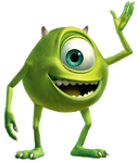 Mike Wazowski (Monsters, Inc. video games, rides, and commercials; whenever Billy Crystal is unavailable)