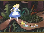 Original concept art with different-looking designs