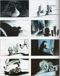 Storyboard by Chris Sanders.