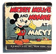 Promotional book promoting the Walt Disney/Macy's collaboration in 1934.