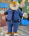 Clawhauser in Disney Harmony in Color Parade