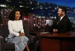 Yara Shahidi visiting Jimmy Kimmel Live! in March 2017.