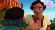 Santos apologizes to Armando.