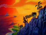 Disney's Timon and Pumbaa - Boara Boara - The Native Chief, Natives and Timon - 3