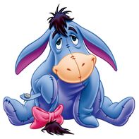 Eeyore Winnie the Pooh in the Hundred Acre Wood