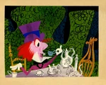 Conceptual design of the Mad Hatter by Mary Blair.