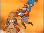 Louie rescues Katie.