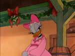 Daisy as Isabelle in Mickey's Christmas Carol.