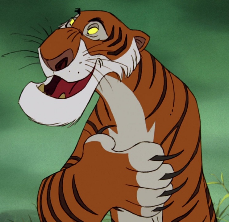 Тигр из мультфильма маугли. Тигр Шерхан. Тигр Шерхан Дисней. Тигр Шерхан и Маугли. Тигр Шерхан из Маугли.