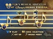 Disney's Sing-Along Songs: "Flik's Musical Adventure at Disney's Animal Kingdom" DVD Menu