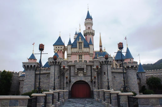 Sleeping Beauty Castle of Hong Kong Disneyland