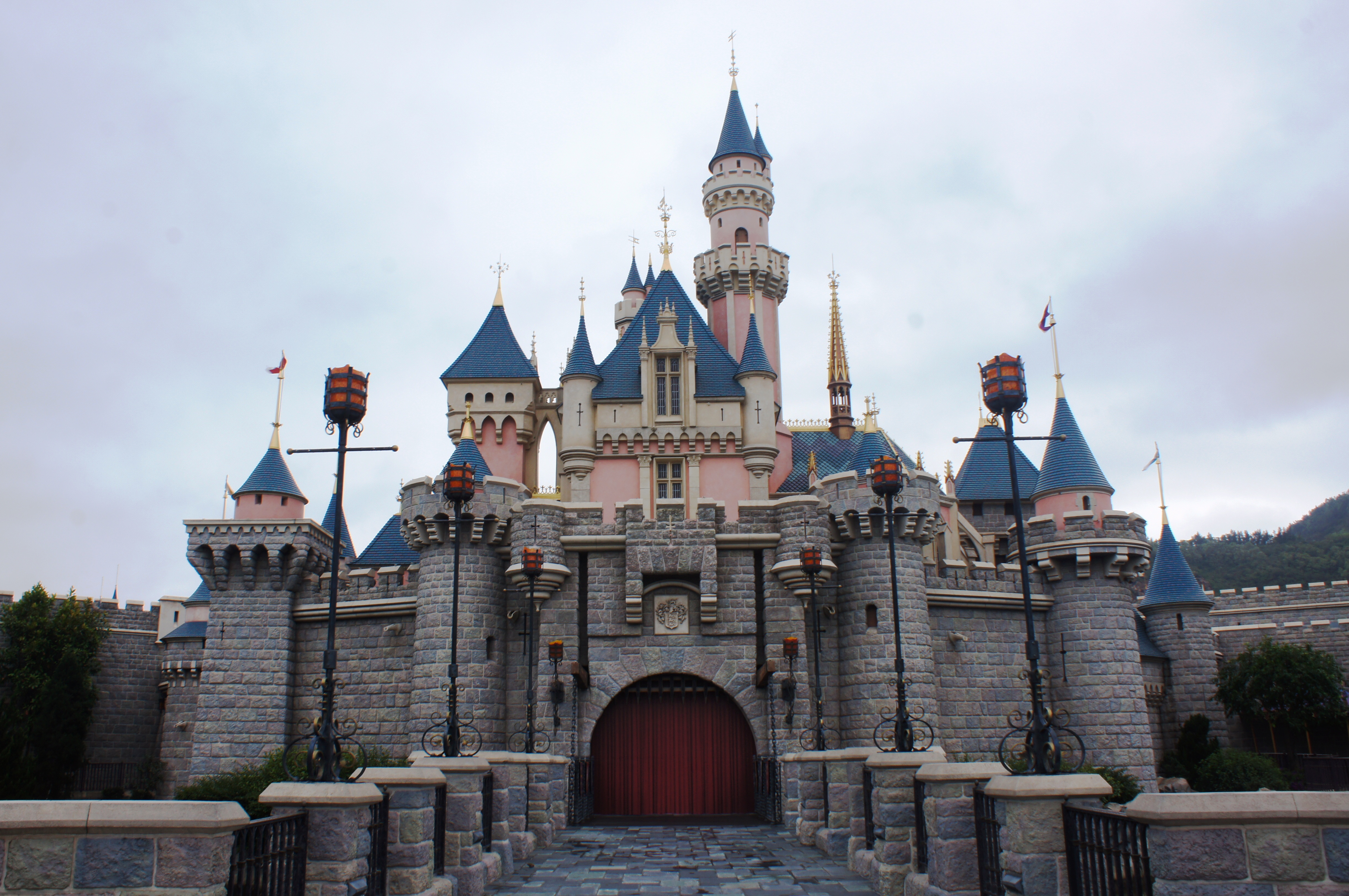 sleeping beauty movie castle