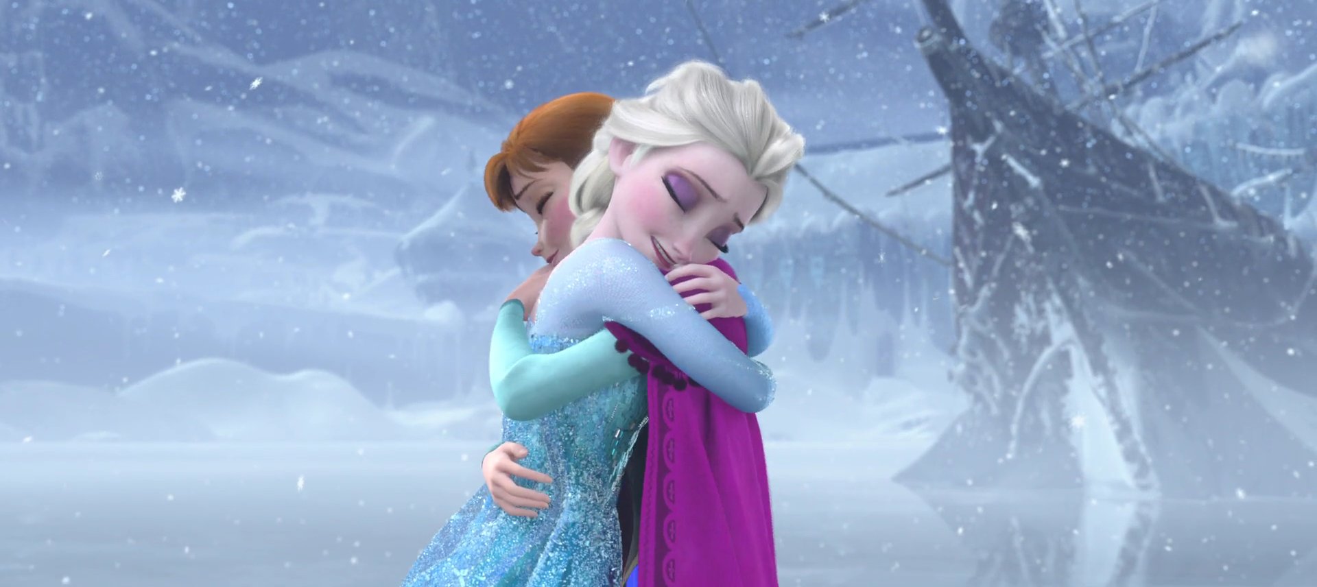 El amor de hermanas: Anna y Elsa