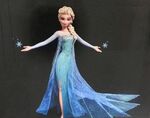 Elsa snow queen pose