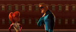 Mr. Incredible with Elastigirl