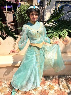 Princess Jasmine Dress 2019 Aladdin Adult Costume Orange Yellow Outfit  Dance&111