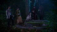 The Charmings, Merlin, Lancelot and Regina discover the Vault