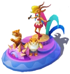 Gazelle attraction in Disney Magic Kingdoms