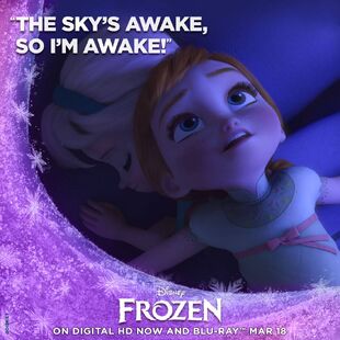 The Sky's Awake So I'm Awake Frozen Poster