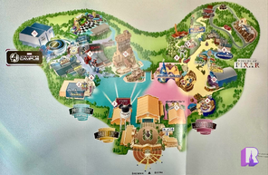 Walt Disney Studios Park April 2024 MapDL